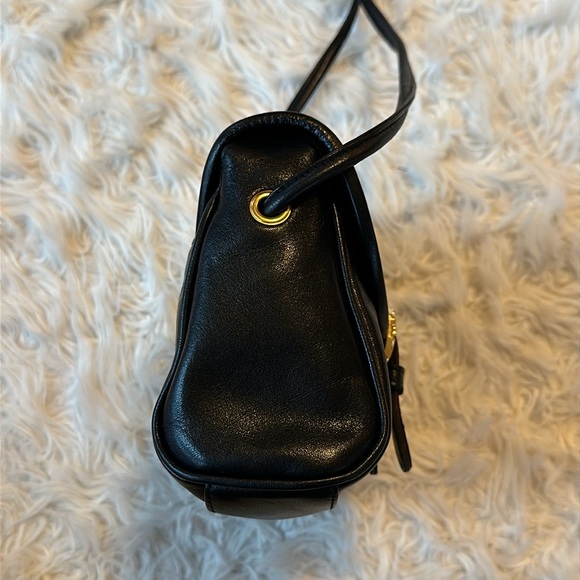 Michel Jordi Geneva Black Leather Edelweiss Crossbody bag - Picture 10 of 15